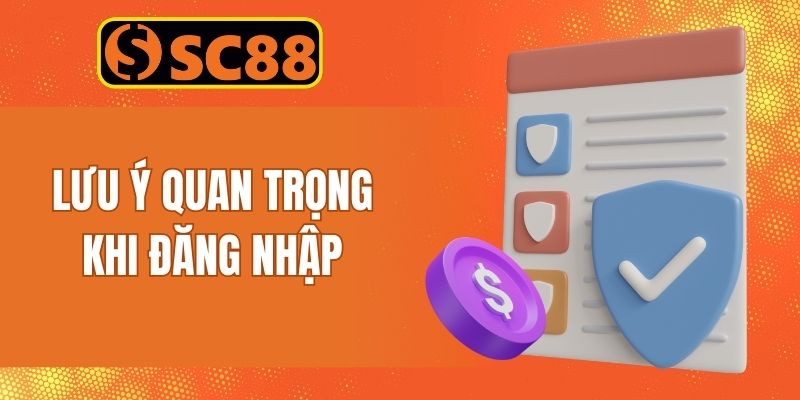 Bỏ túi các chú ý khi thực hiện login vào nhà cái SC88
